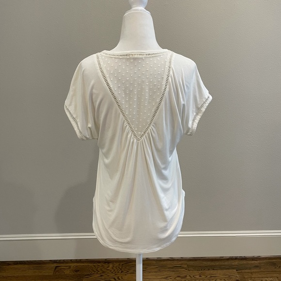 Anthropologie Meadow Rue ivory top - Picture 8 of 10